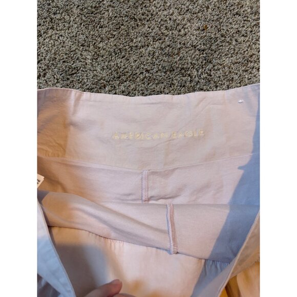 NEW American Eagle Stretch Bubble Mini Skort Skirt Mid-Rise Hushed Violet 14 - Picture 7 of 12